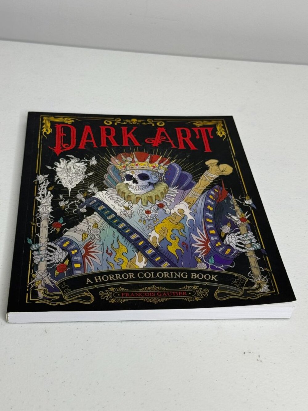 Dark Art A Horror Coloring Book Francois Gautier Gothic Creepy Adult